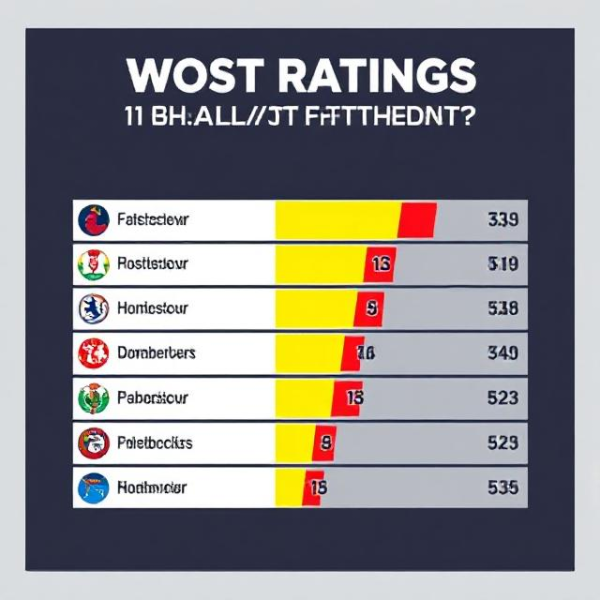 Which Players Had the Worst Ratings in the Last Matchday?