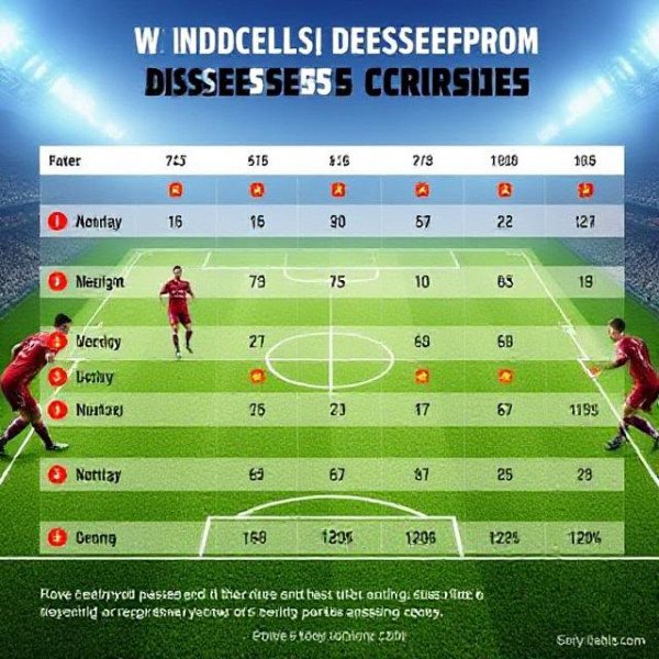 How Midfielders Are Rated Based on Their Passing Accuracy